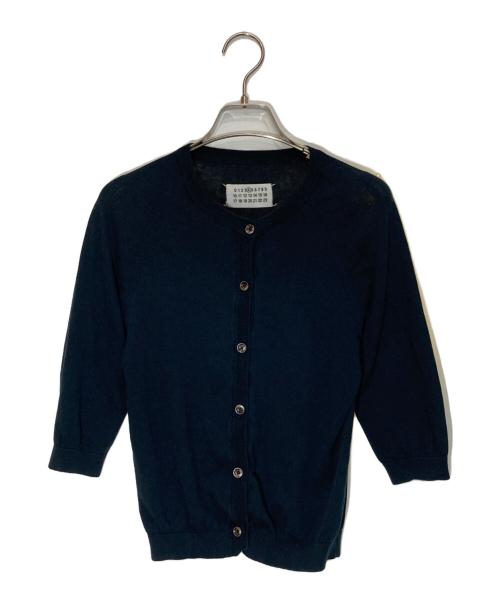 MARTIN MARGIELA（マルタン・マルジェラ）Martin Margiela (マルタン・マルジェラ) クルーネックカーディガン ブラック サイズ:Sの古着・服飾アイテム