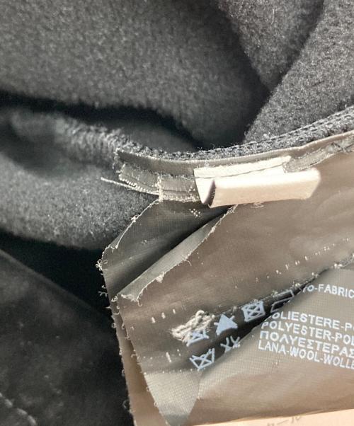 BALENCIAGA（バレンシアガ）BALENCIAGA (バレンシアガ) レイヤードデザインベロアフーデットジャケット ブラック サイズ:SIZE Sの古着・服飾アイテム
