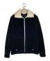 BALENCIAGA（バレンシアガ）の古着「レイヤードデザインベロアフーデットジャケット」｜ブラック