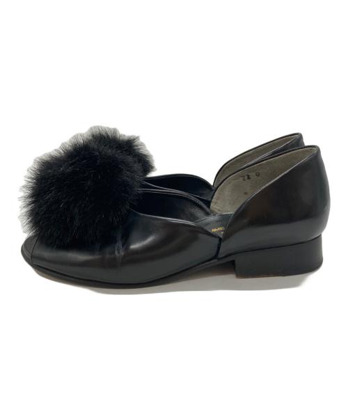 COMME des GARCONS（コムデギャルソン）COMME des GARCONS (コムデギャルソン) スポックシューズ ブラック サイズ:22cmの古着・服飾アイテム