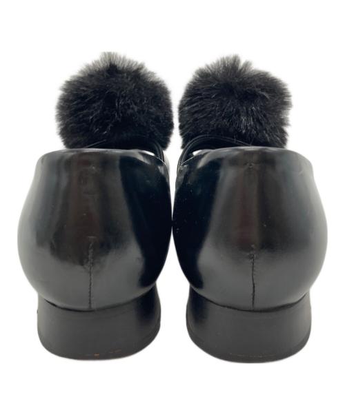 COMME des GARCONS（コムデギャルソン）COMME des GARCONS (コムデギャルソン) スポックシューズ ブラック サイズ:22cmの古着・服飾アイテム