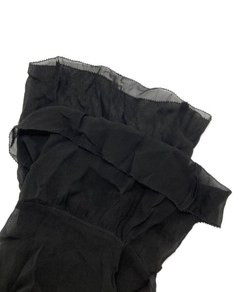 DEUXIEME CLASSE（ドゥーズィエム クラス）Deuxieme Classe (ドゥーズィエム クラス) Sheer Boho ドレス ブラック サイズ:SIZE 36の古着・服飾アイテム