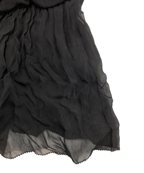 DEUXIEME CLASSE（ドゥーズィエム クラス）Deuxieme Classe (ドゥーズィエム クラス) Sheer Boho ドレス ブラック サイズ:SIZE 36の古着・服飾アイテム