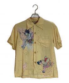 Sun Surf（サンサーフ）の古着「RAYON S/S "HARUICHIBAN"」｜ベージュ