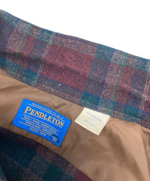 PENDLETON（ペンドルトン）PENDLETON (ペンドルトン) チェックオープンカラーシャツ マルチカラー サイズ:Sの古着・服飾アイテム