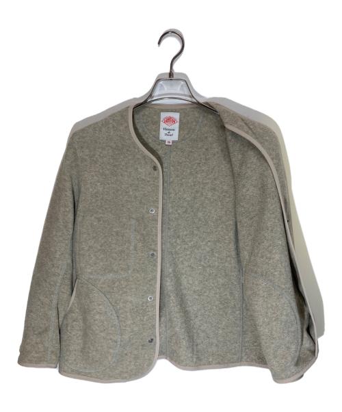 DANTON（ダントン）DANTON (ダントン) FLEECE COLLARLESS JACKET グレー サイズ:SIZE 34の古着・服飾アイテム