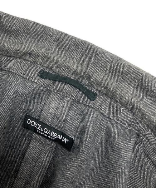 DOLCE & GABBANA（ドルチェ＆ガッバーナ）DOLCE & GABBANA (ドルチェ＆ガッバーナ) テーラードジャケット グレー サイズ:SIZE 46の古着・服飾アイテム