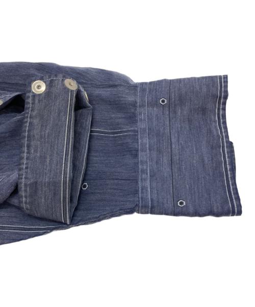 H BAR C（エイチバーシー）H BAR C (エイチバーシー) ウエスタンシャツ ネイビー サイズ:18-34の古着・服飾アイテム