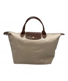 LONGCHAMP（ロンシャン）の古着「ル プリアージュトートバッグ」｜アイボリー