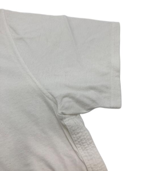 STONE ISLAND（ストーンアイランド）STONE ISLAND (ストーンアイランド) コットンロゴパッチポロシャツ ホワイト サイズ:Lの古着・服飾アイテム