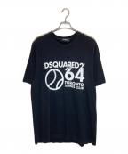 DSQUARED2ディースクエアード）の古着「LOGO T-SHIRT」｜ブラック