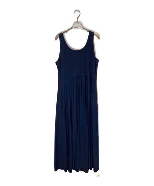 POLO RALPH LAUREN（ポロ・ラルフローレン）POLO RALPH LAUREN (ポロ・ラルフローレン) Scoopneck Jersey Dress ネイビー サイズ:XLの古着・服飾アイテム