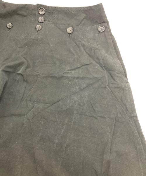 Y's（ワイズ）Y's (ワイズ) リネンロングスカート ブラック サイズ:SIZE 3の古着・服飾アイテム