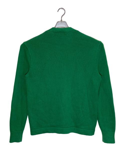 POLO RALPH LAUREN（ポロ・ラルフローレン）POLO RALPH LAUREN (ポロ・ラルフローレン) レターマンカーディガン グリーン サイズ:Ⅿの古着・服飾アイテム