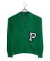 POLO RALPH LAUREN（ポロ・ラルフローレン）の古着「レターマンカーディガン」｜グリーン
