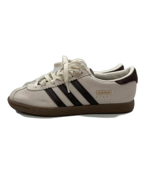 adidas（アディダス）adidas (アディダス) STADTローカットスニーカー アイボリー×ブラウン サイズ:22.5の古着・服飾アイテム