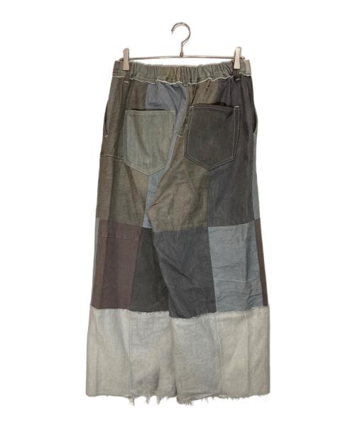 MAISON SPECIAL（メゾンスペシャル）MAISON SPECIAL (メゾンスペシャル) サスティナブルリメイクヘムデザインワイドデニム グレー サイズ:1の古着・服飾アイテム