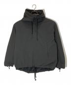 MAISON SPECIALメゾンスペシャル）の古着「Washed Nylon Prime-Over Anorak Hoodie」｜ブラック