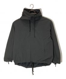 MAISON SPECIAL（メゾンスペシャル）の古着「Washed Nylon Prime-Over Anorak Hoodie」｜ブラック