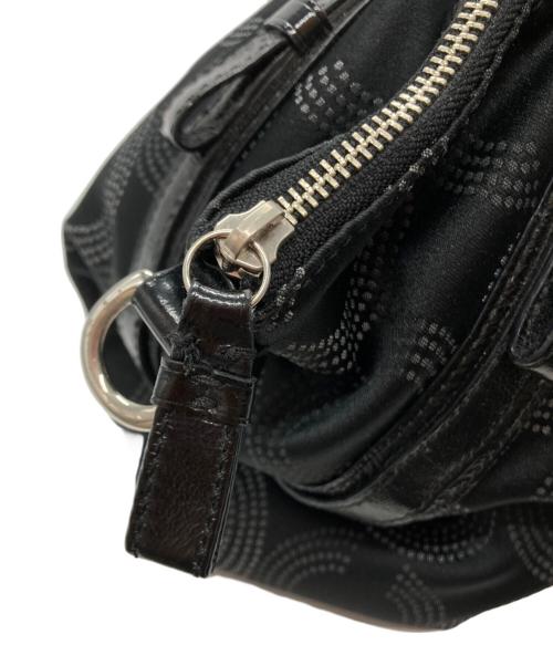 COACH（コーチ）COACH (コーチ) Cロゴ総柄ナイロン レザー ハンドバッグ ブラック サイズ:-の古着・服飾アイテム