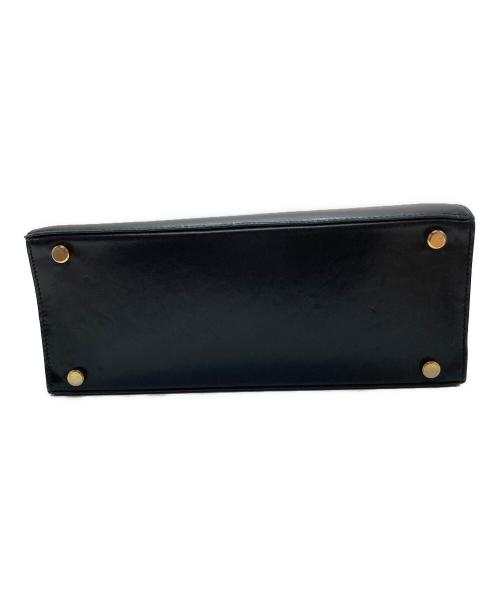 Salvatore Ferragamo（サルヴァトーレ フェラガモ）Salvatore Ferragamo (サルヴァトーレ フェラガモ) ヴァラリボン 2way ハンドバッグ ブラックの古着・服飾アイテム