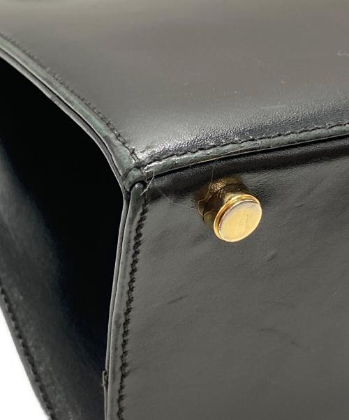Salvatore Ferragamo（サルヴァトーレ フェラガモ）Salvatore Ferragamo (サルヴァトーレ フェラガモ) ヴァラリボン 2way ハンドバッグ ブラックの古着・服飾アイテム