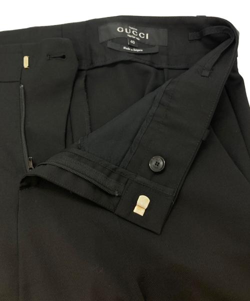 GUCCI（グッチ）GUCCI (グッチ) スラックス ブラック サイズ:40の古着・服飾アイテム