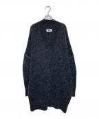 MM6 Maison Margielaエムエムシックスメゾンマルジェラ）の古着「モヘア混ニットワンピース」｜グレー