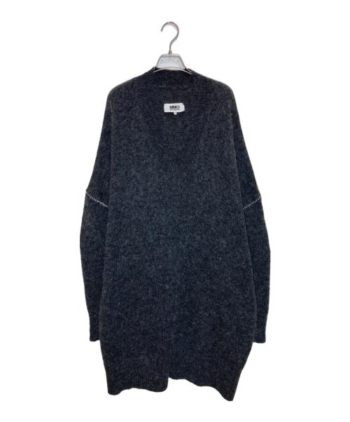 MM6 Maison Margiela（エムエムシックスメゾンマルジェラ）MM6 Maison Margiela (エムエムシックスメゾンマルジェラ) モヘア混ニットワンピース グレー サイズ:Sの古着・服飾アイテム