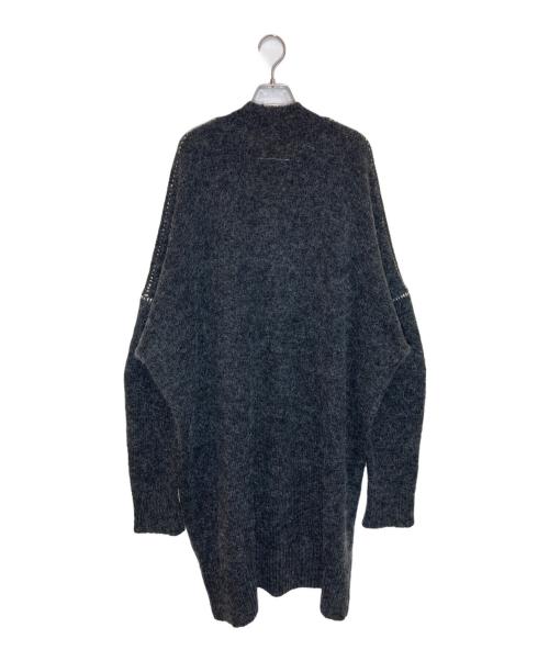 MM6 Maison Margiela（エムエムシックスメゾンマルジェラ）MM6 Maison Margiela (エムエムシックスメゾンマルジェラ) モヘア混ニットワンピース グレー サイズ:Sの古着・服飾アイテム