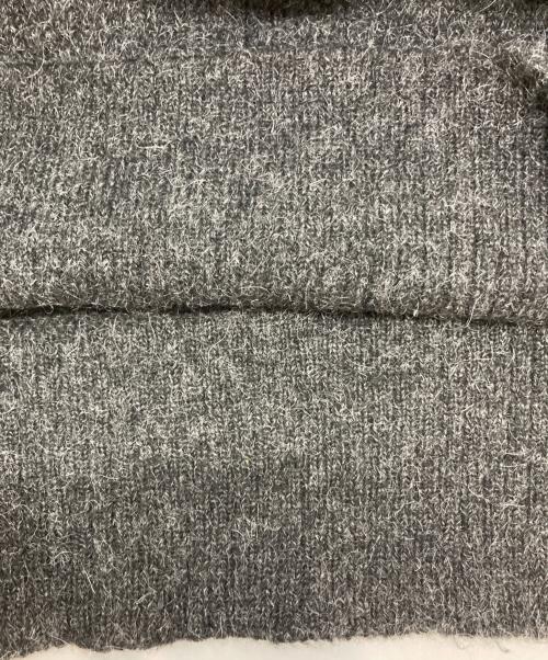 MM6 Maison Margiela（エムエムシックスメゾンマルジェラ）MM6 Maison Margiela (エムエムシックスメゾンマルジェラ) モヘア混ニットワンピース グレー サイズ:Sの古着・服飾アイテム