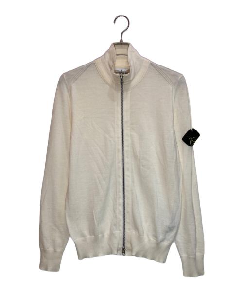 STONE ISLAND（ストーンアイランド）STONE ISLAND (ストーンアイランド) ドライバーズニット アイボリー サイズ:Sの古着・服飾アイテム