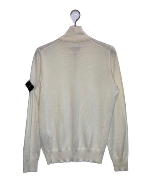 STONE ISLAND（ストーンアイランド）STONE ISLAND (ストーンアイランド) ドライバーズニット アイボリー サイズ:Sの古着・服飾アイテム