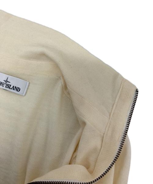 STONE ISLAND（ストーンアイランド）STONE ISLAND (ストーンアイランド) ドライバーズニット アイボリー サイズ:Sの古着・服飾アイテム