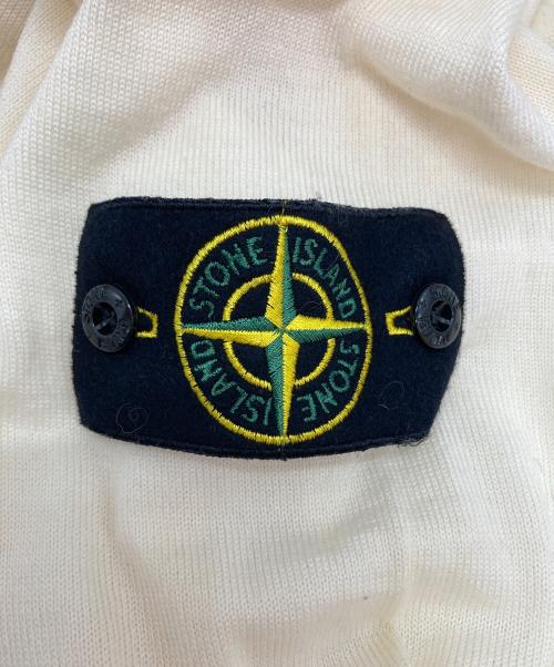 STONE ISLAND（ストーンアイランド）STONE ISLAND (ストーンアイランド) ドライバーズニット アイボリー サイズ:Sの古着・服飾アイテム