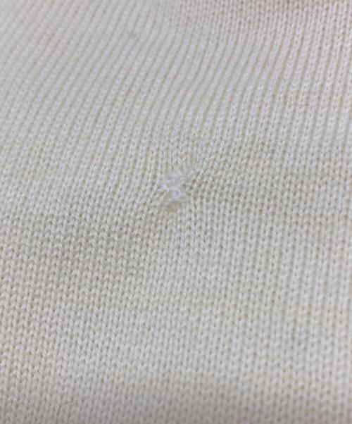 STONE ISLAND（ストーンアイランド）STONE ISLAND (ストーンアイランド) ドライバーズニット アイボリー サイズ:Sの古着・服飾アイテム