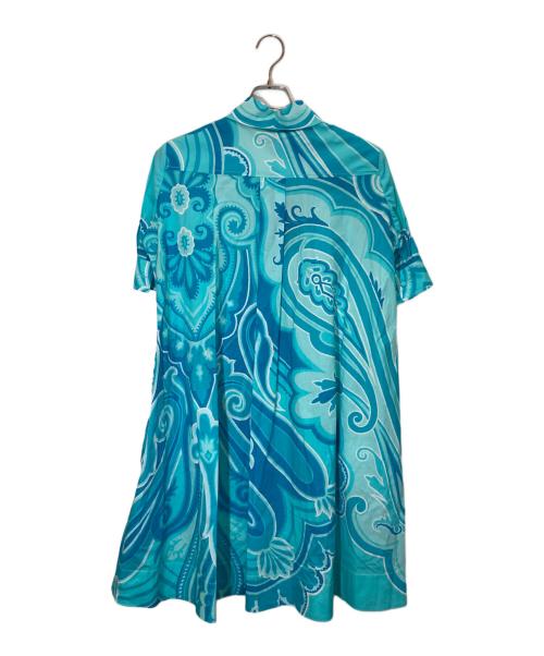 ETRO（エトロ）ETRO (エトロ) シュミーズドレス ブルー サイズ:44の古着・服飾アイテム