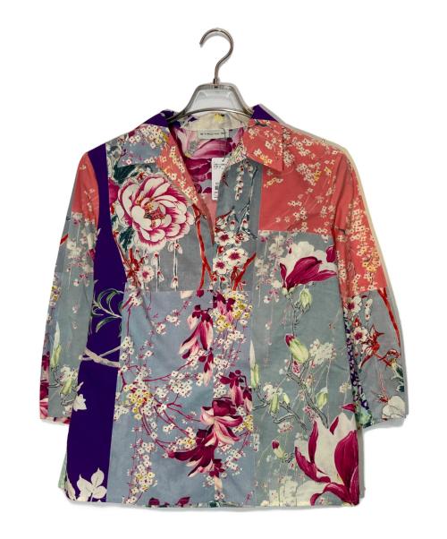 ETRO（エトロ）ETRO (エトロ) フラワープリントスキッパーシャツ マルチカラー サイズ:44の古着・服飾アイテム
