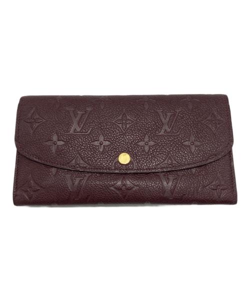 LOUIS VUITTON（ルイ ヴィトン）LOUIS VUITTON (ルイ ヴィトン) ポルトフォイユ・エミリー ボルドー サイズ:-の古着・服飾アイテム