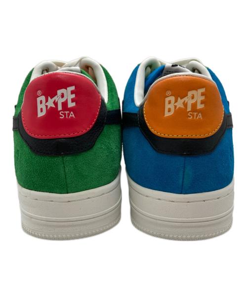A BATHING APE（アベイシングエイプ）A BATHING APE (アベイシングエイプ) BAPESTA LOW 'TOKYO OLYMPICS 2021' グリーン サイズ:27.5の古着・服飾アイテム