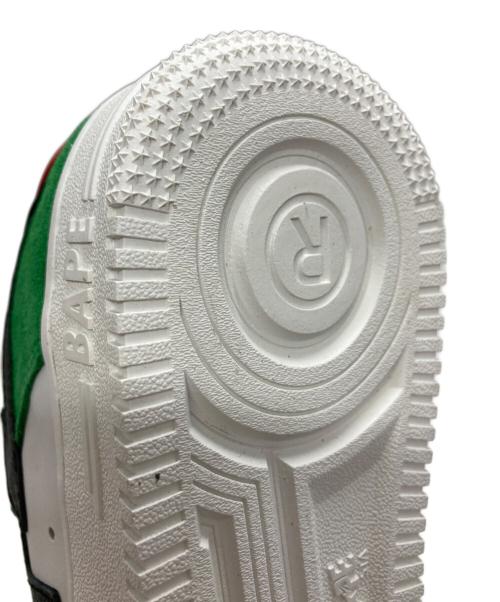 A BATHING APE（アベイシングエイプ）A BATHING APE (アベイシングエイプ) BAPESTA LOW 'TOKYO OLYMPICS 2021' グリーン サイズ:27.5の古着・服飾アイテム
