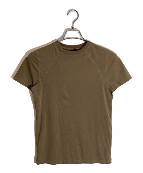 entire studios（エンタイアスタジオ）entire studios (エンタイアスタジオ) STUDIOS MINI TEE カーキ サイズ:Sの古着・服飾アイテム