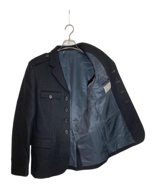 DIOR HOMME（ディオール オム）Dior Homme (ディオール オム) エポレットウールジャケット ブラック サイズ:SIZE 50の古着・服飾アイテム