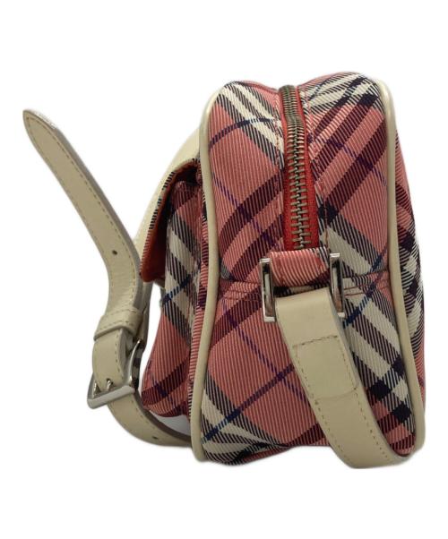 BURBERRY BLUE LABEL（バーバリー ブルー レーベル）BURBERRY BLUE LABEL (バーバリー ブルー レーベル) チェックショルダーバッグ ピンク サイズ:-の古着・服飾アイテム