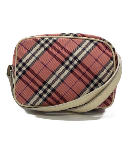 BURBERRY BLUE LABEL（バーバリー ブルー レーベル）BURBERRY BLUE LABEL (バーバリー ブルー レーベル) チェックショルダーバッグ ピンク サイズ:-の古着・服飾アイテム