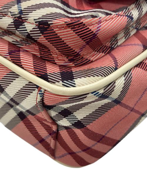 BURBERRY BLUE LABEL（バーバリー ブルー レーベル）BURBERRY BLUE LABEL (バーバリー ブルー レーベル) チェックショルダーバッグ ピンク サイズ:-の古着・服飾アイテム