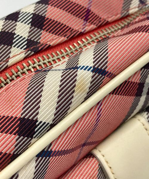 BURBERRY BLUE LABEL（バーバリー ブルー レーベル）BURBERRY BLUE LABEL (バーバリー ブルー レーベル) チェックショルダーバッグ ピンク サイズ:-の古着・服飾アイテム