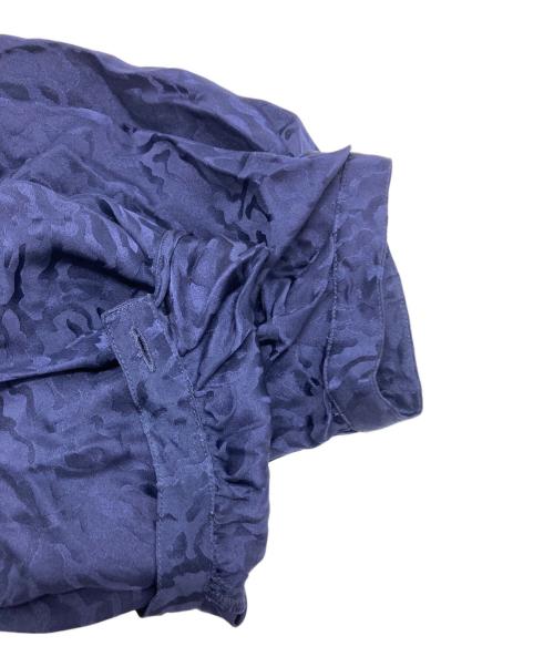 BALENCIAGA SILK（バレンシアガ シルク）BALENCIAGA SILK (バレンシアガ シルク) シルクワンピース ネイビー サイズ:34の古着・服飾アイテム