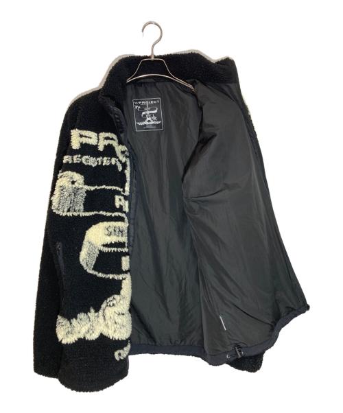 Y/PROJECT（ワイ プロジェクト）Y/project (ワイ プロジェクト) Paris Best Jacquard Fleece Jacket ブラック サイズ:Ⅿの古着・服飾アイテム