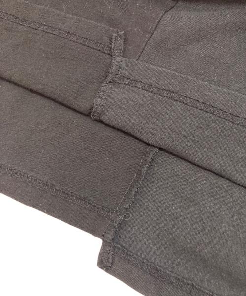 PROJECT G/R（プロジェクト ジーアール）PROJECT G/R (プロジェクト ジーアール) Tight Fit Split T-Shirt ブラック サイズ:1の古着・服飾アイテム